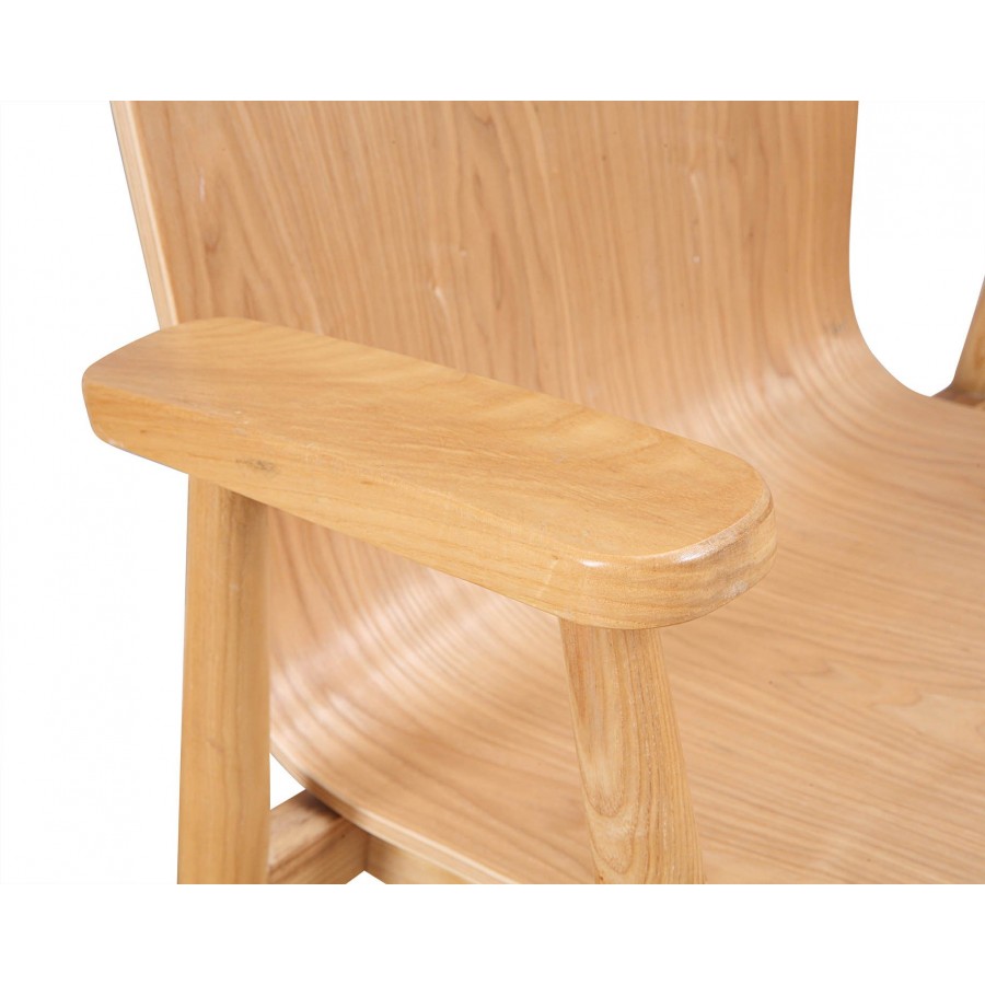 Curve Vienna Wooden Seat Office Chair